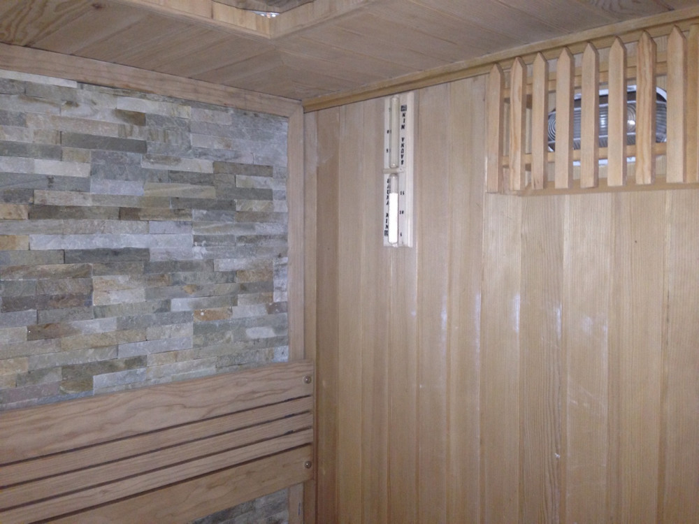Juno Luxury Steam Sauna Room with Shower - Hygrometer and temperature meter