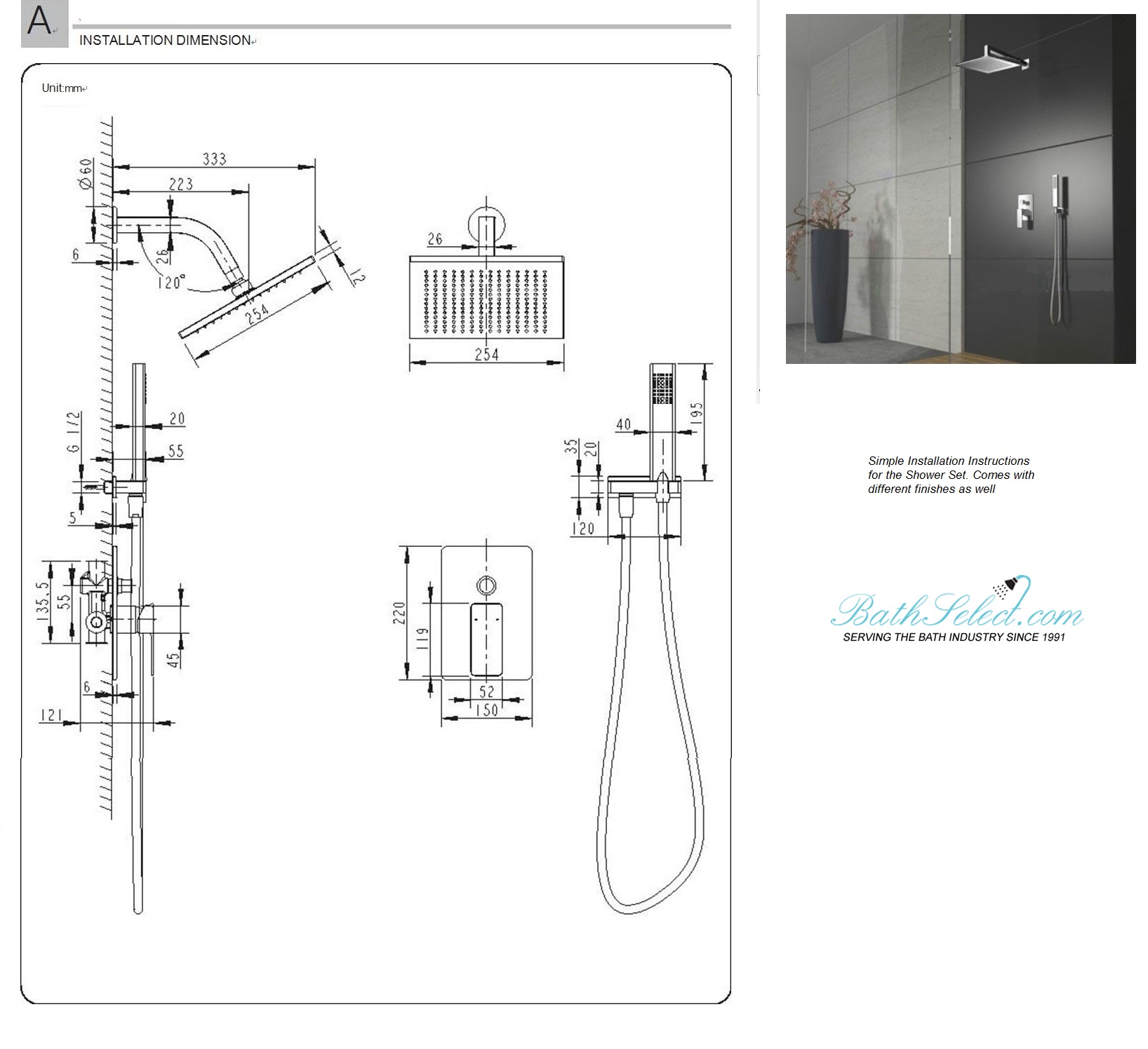 shower installation instructions set onassis milano handheld bathselect rainfall showerhead rome chrome finish bst models