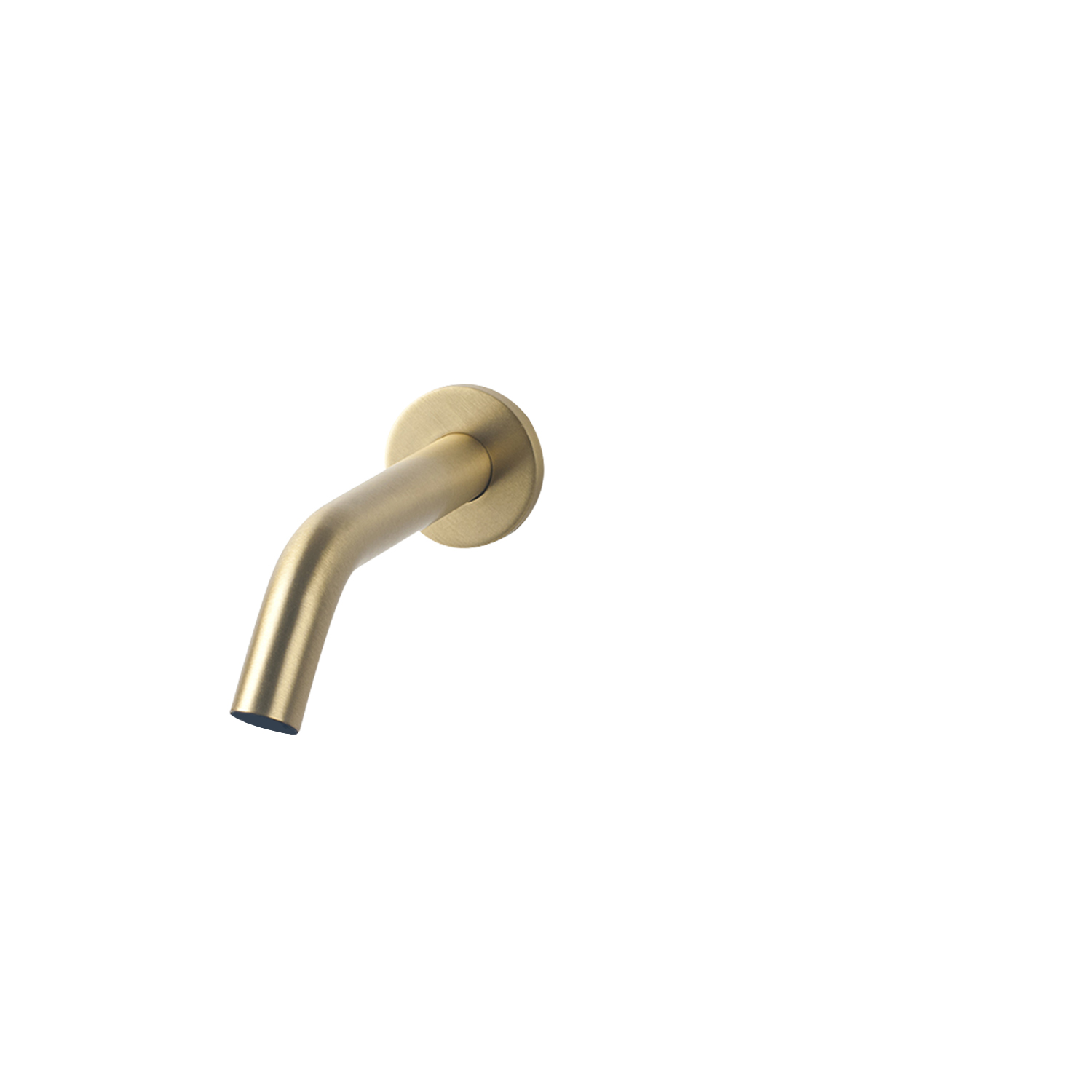 Verona Contemporary Style Brushed Gold Finish Wall Mount Dual Automatic Commercial Sensor Faucet And Touchless Soap Dispenser