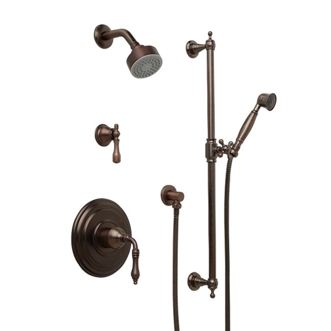 Agra Vintage Oil Rubbed Bronze Finish Shower System