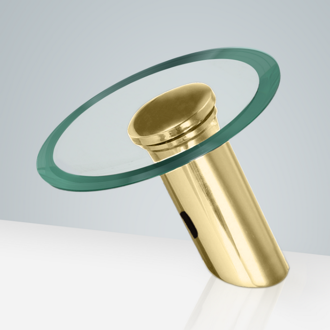 Brushed Gold Commercial Touchless Sensor Faucet
