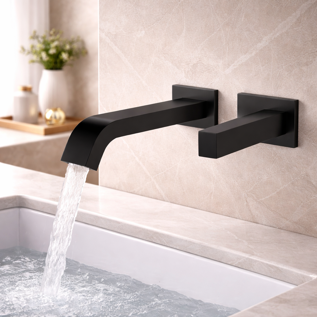 Cancun oil-rubbed bronze finish motion sensor faucet and automatic soap dispenser
