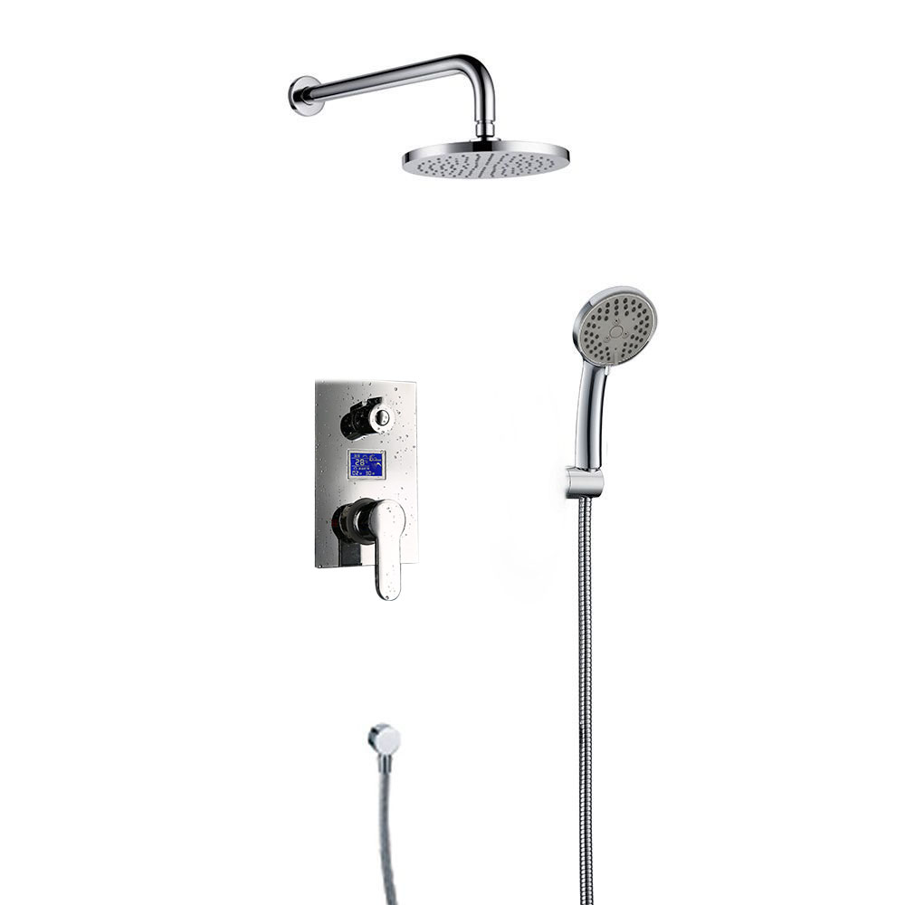 Naples Wall Mount Shower Set with Digital Mixer