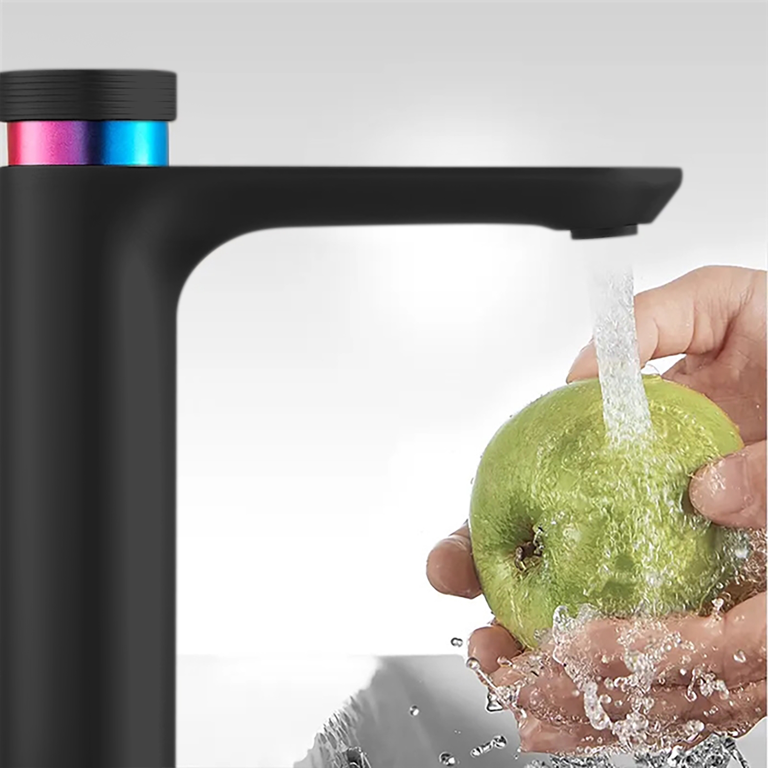 BathSelect BS7749 Matte Black Bathroom Faucet