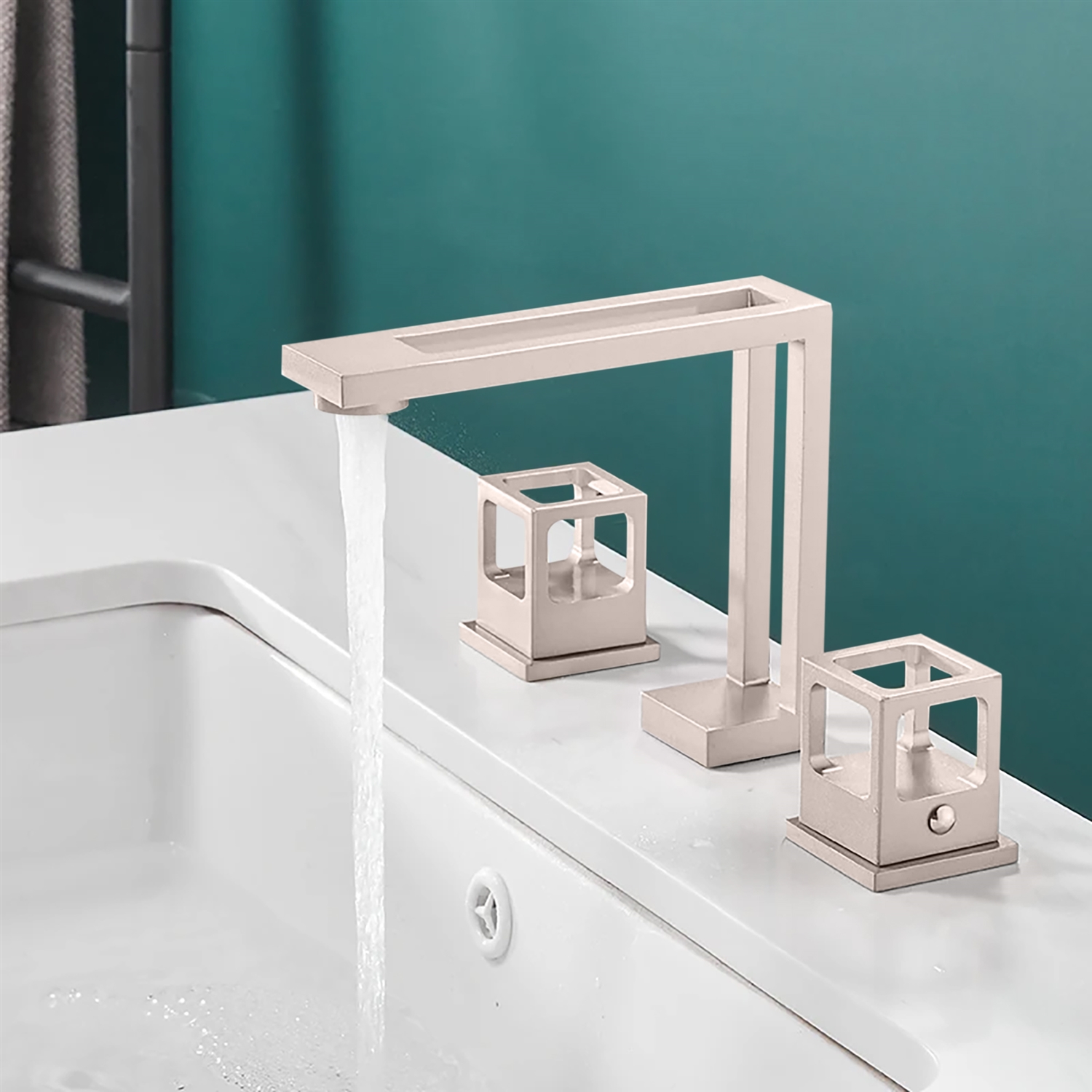 BathSelect BS7756BN Brushed Nickel Bathroom Faucet