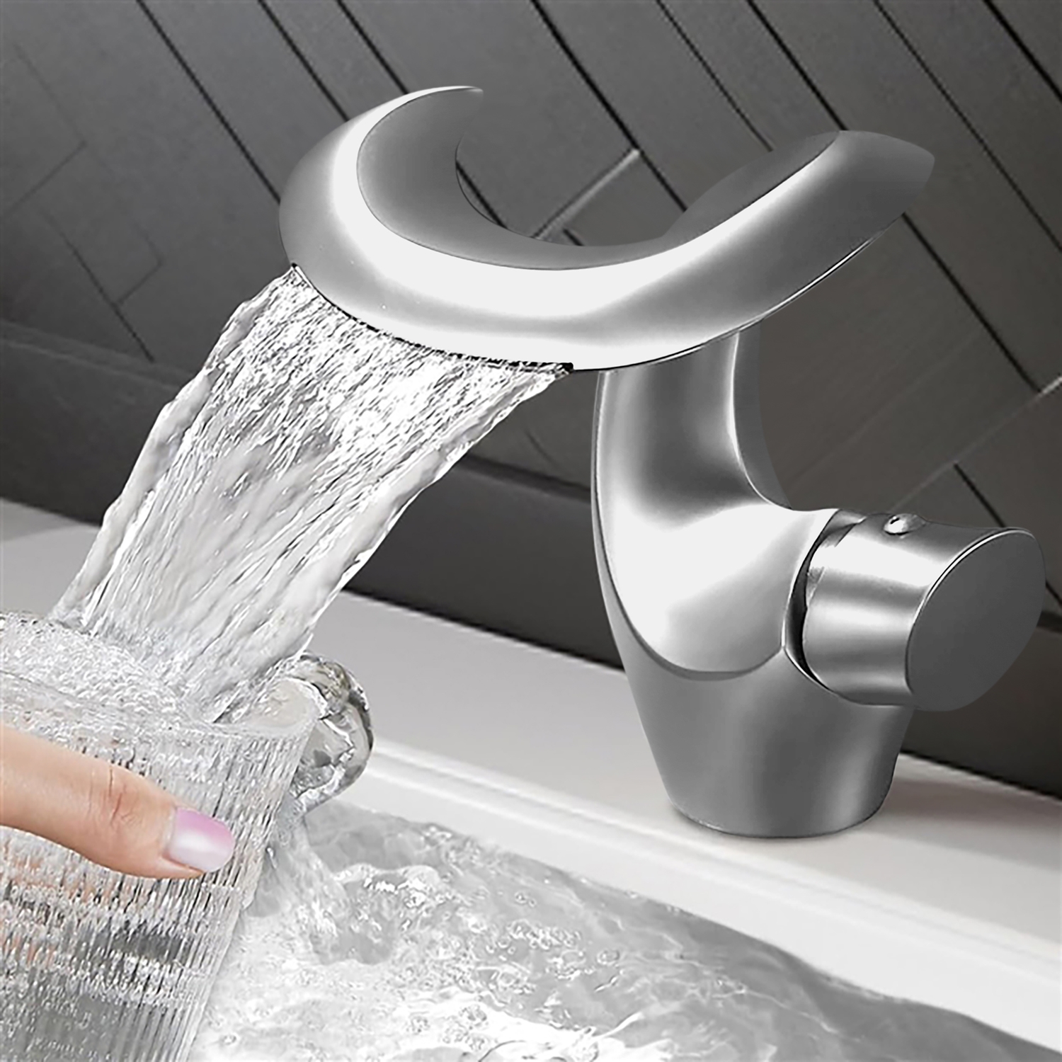 BathSelect BS7758CH Chrome Bathroom Faucet