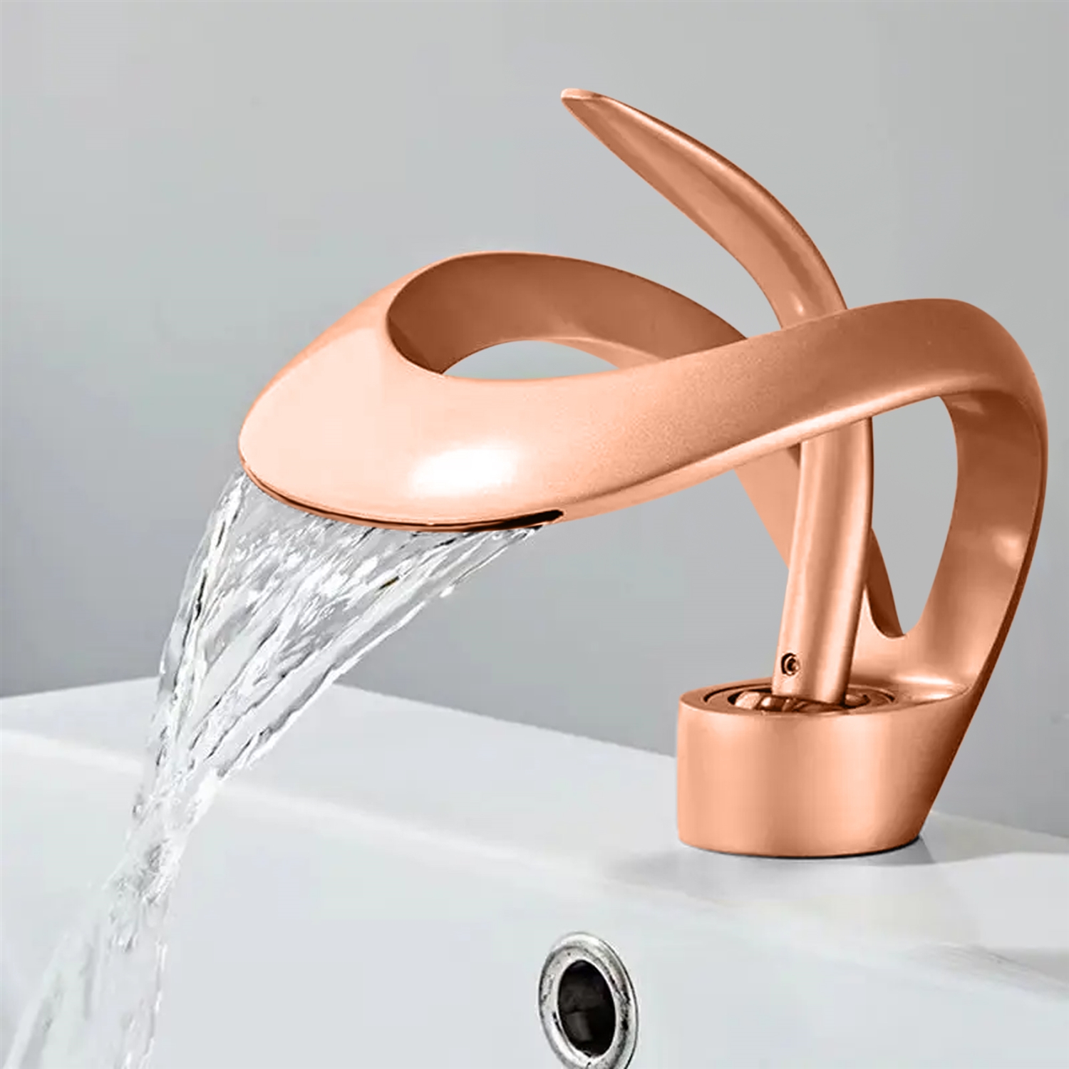 BathSelect BS7759RG Rose Gold Bathroom Faucet