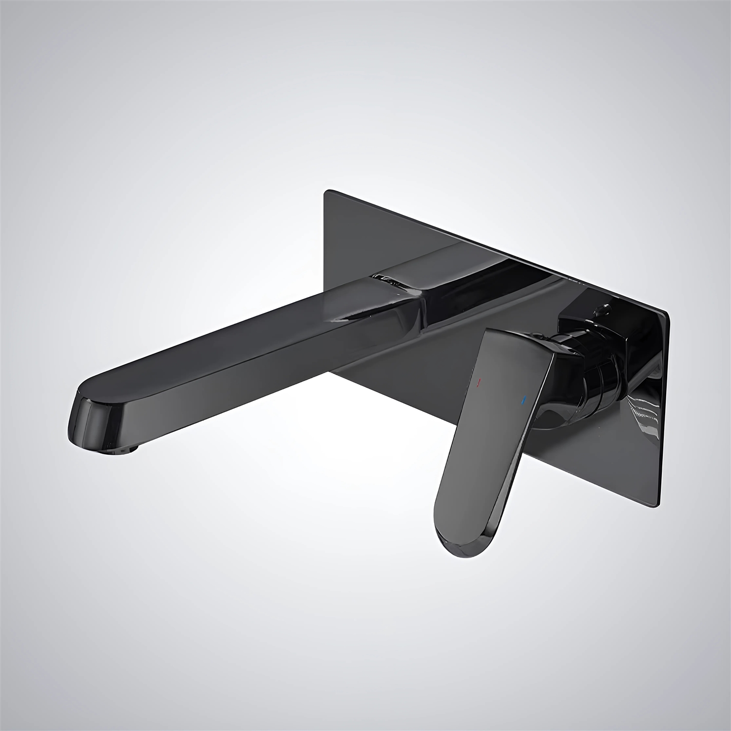 BathSelect Mouvaux Matte Black Hot And Cold Basin Faucet

