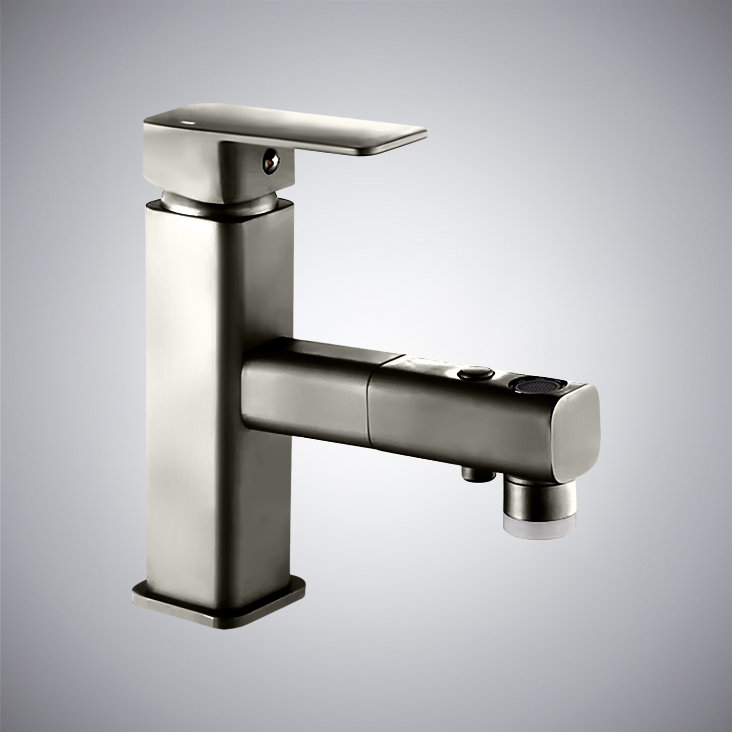 BathSelect Wingles Gun Metal Gray Hot and Cold Basin Faucet