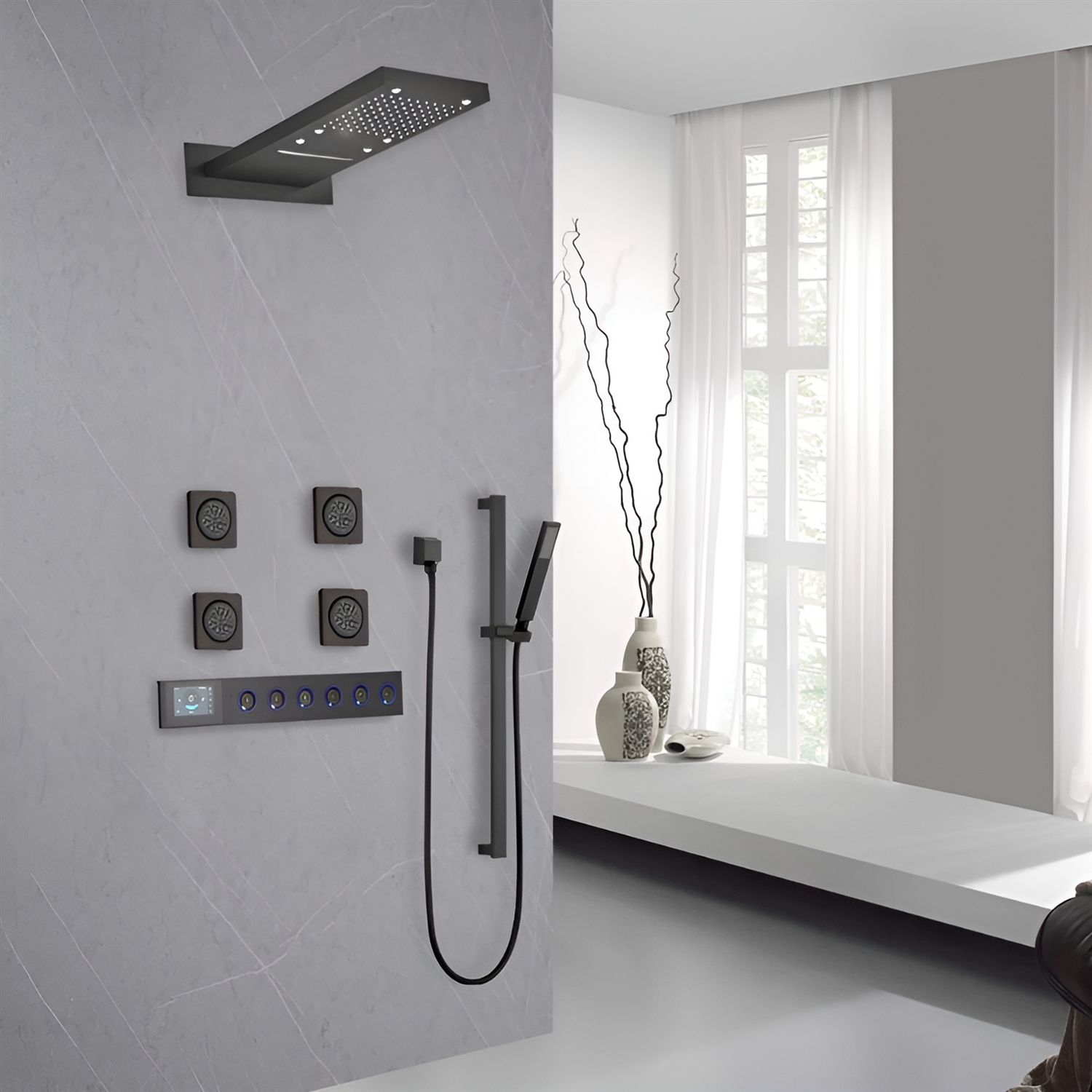 BathSelect BS7784MB Matte Black Bathroom Faucet for international order preparation
