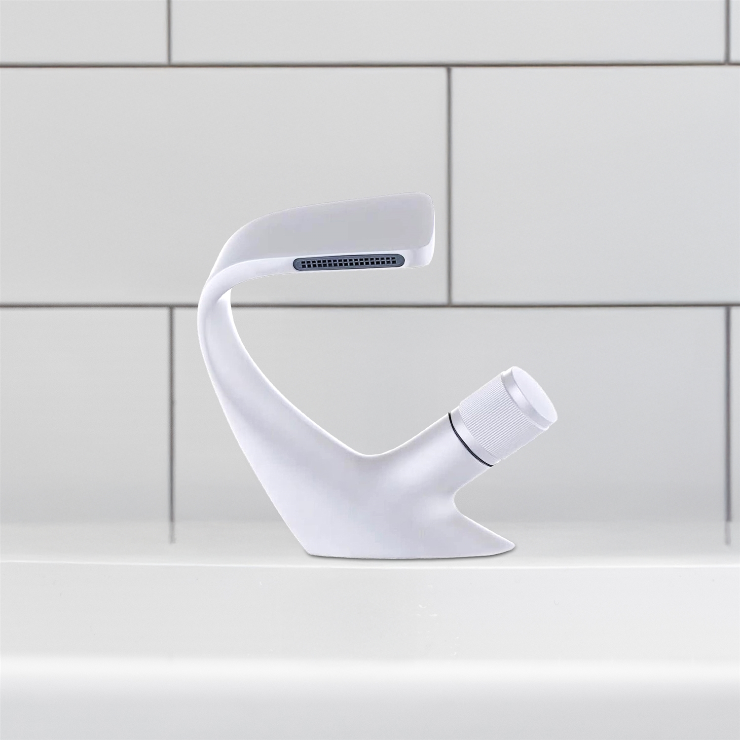 BathSelect Luma Axis Chrome Single Handle Hot and Cold Basin Faucet