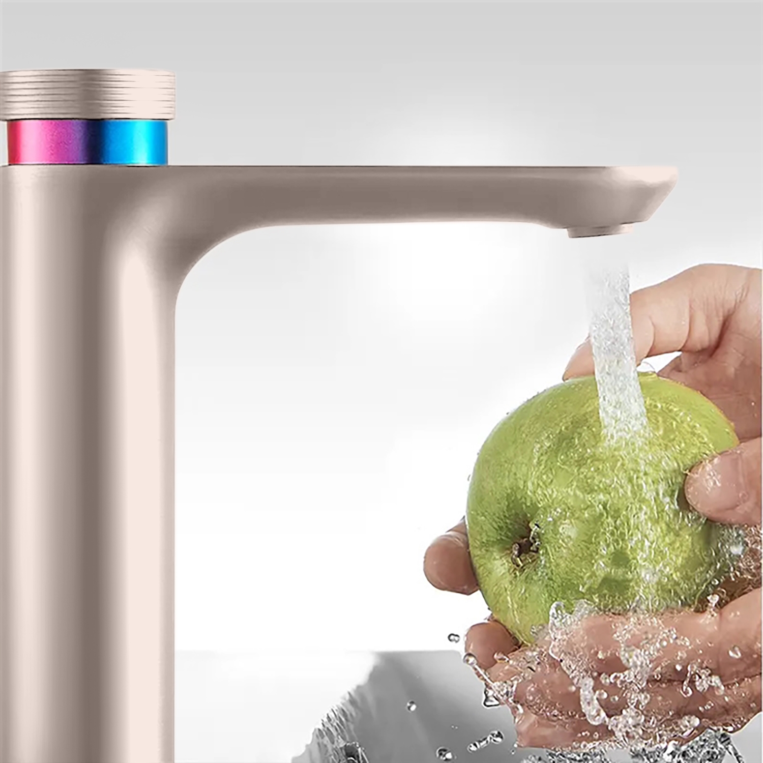 BathSelect BS7794 Brushed Nickel Waterfall Bathroom Faucet
