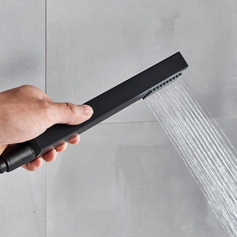 Accessible shower controls and faucet placement