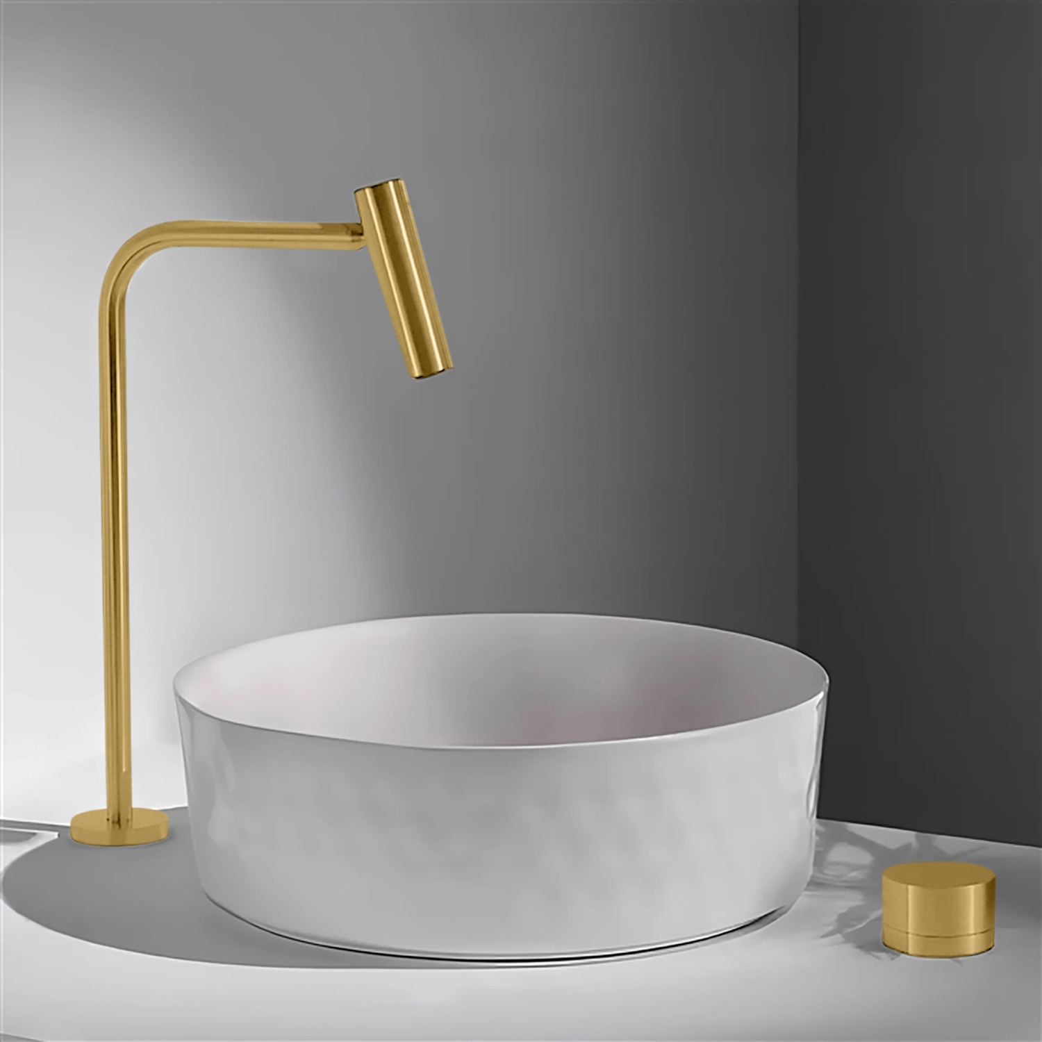 BathSelect BS7803BG Brushed Gold Bathroom Faucet