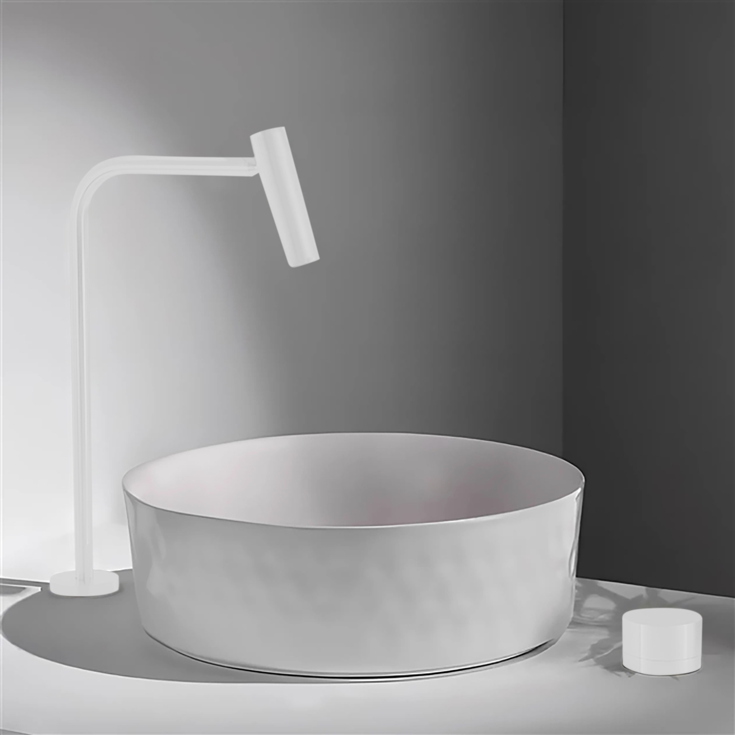 BathSelect BS7803MW Matte White Bathroom Faucet