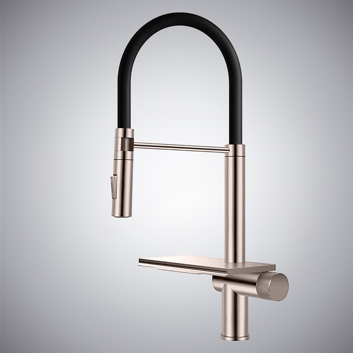 BathSelect Serein Brushed Nickel Hot And Cold Multifunctional Kitchen Faucet