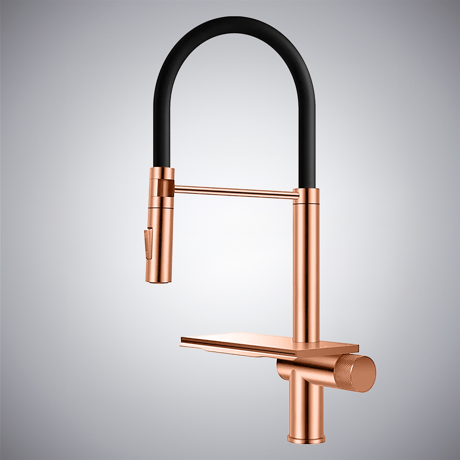 BathSelect Serein Rose Gold Hot And Cold Multifunctional Kitchen Faucet