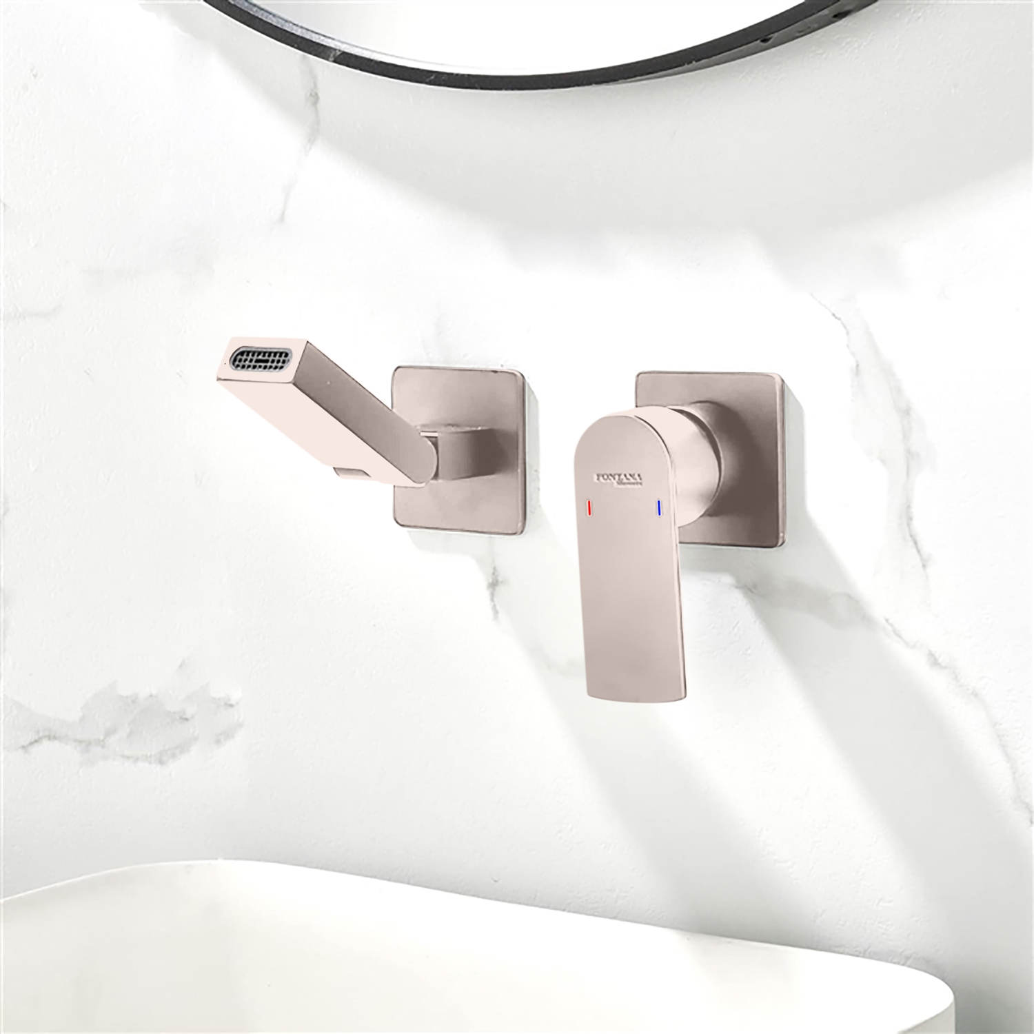 BathSelect BS7828 Brushed Nickel Bathroom Faucet