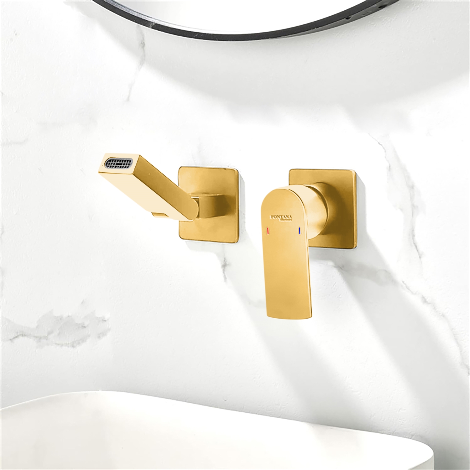 BathSelect BS7828 Gold Bathroom Faucet