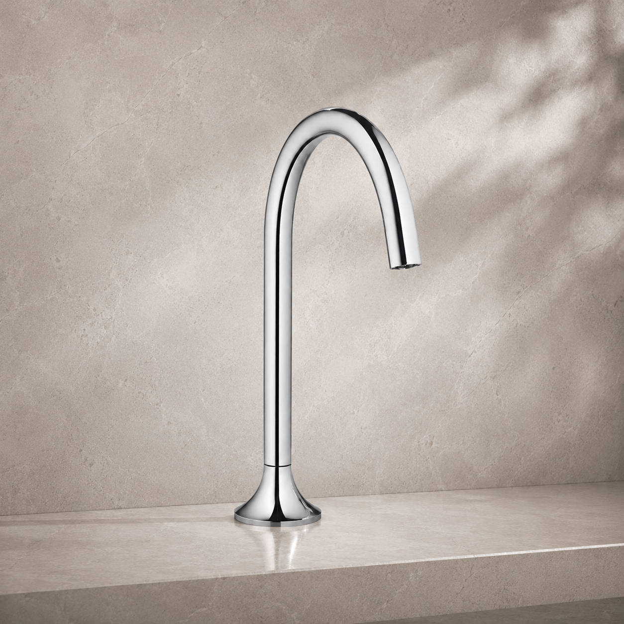 BathSelect Corte bathroom touchless basin faucet for coordinated public restroom basins