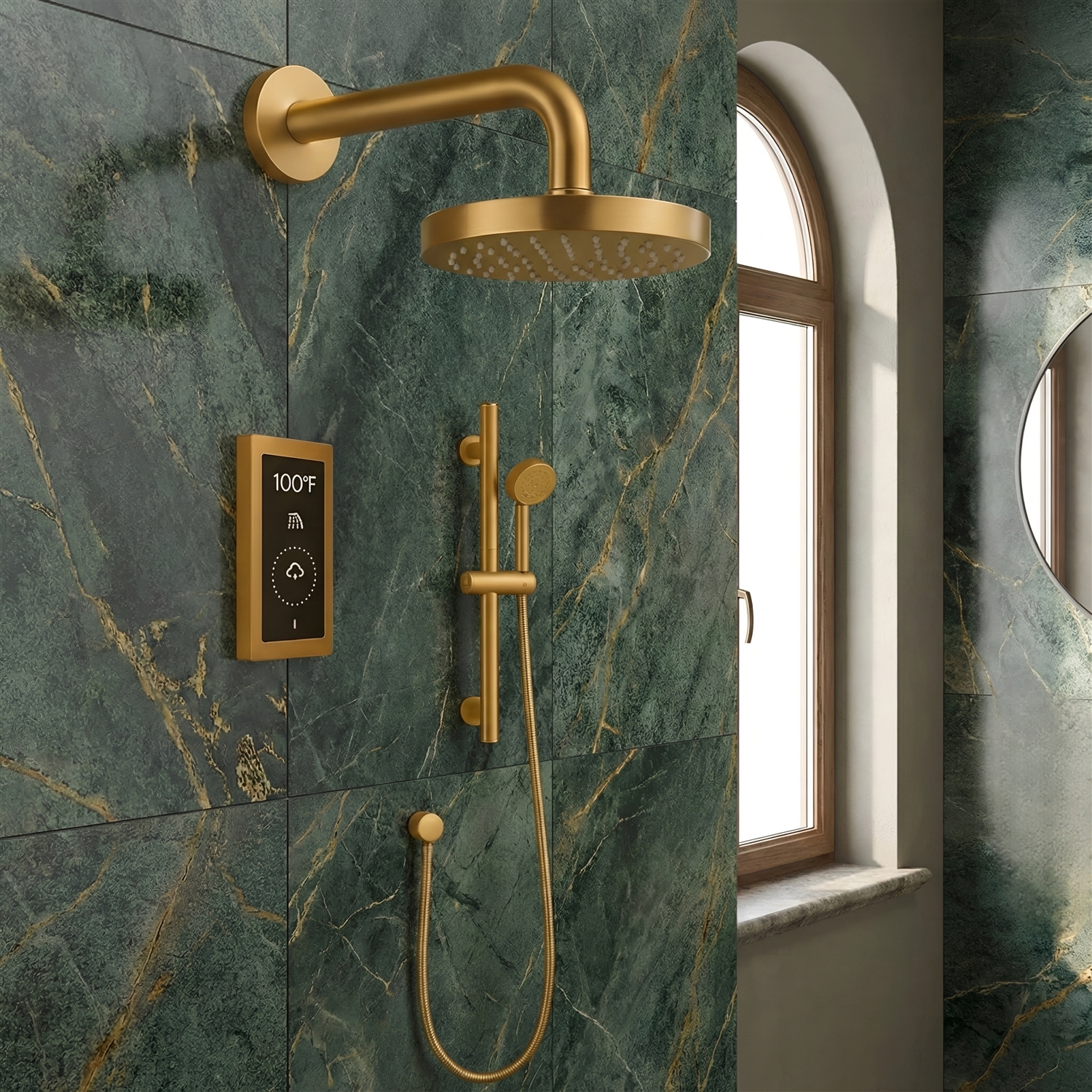 luxury spa shower systems and architectural rain shower heads