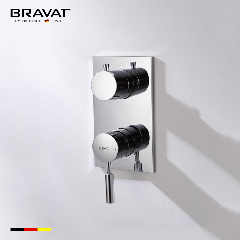 Bravat Solid Brass Wall Mount Shower Mixer