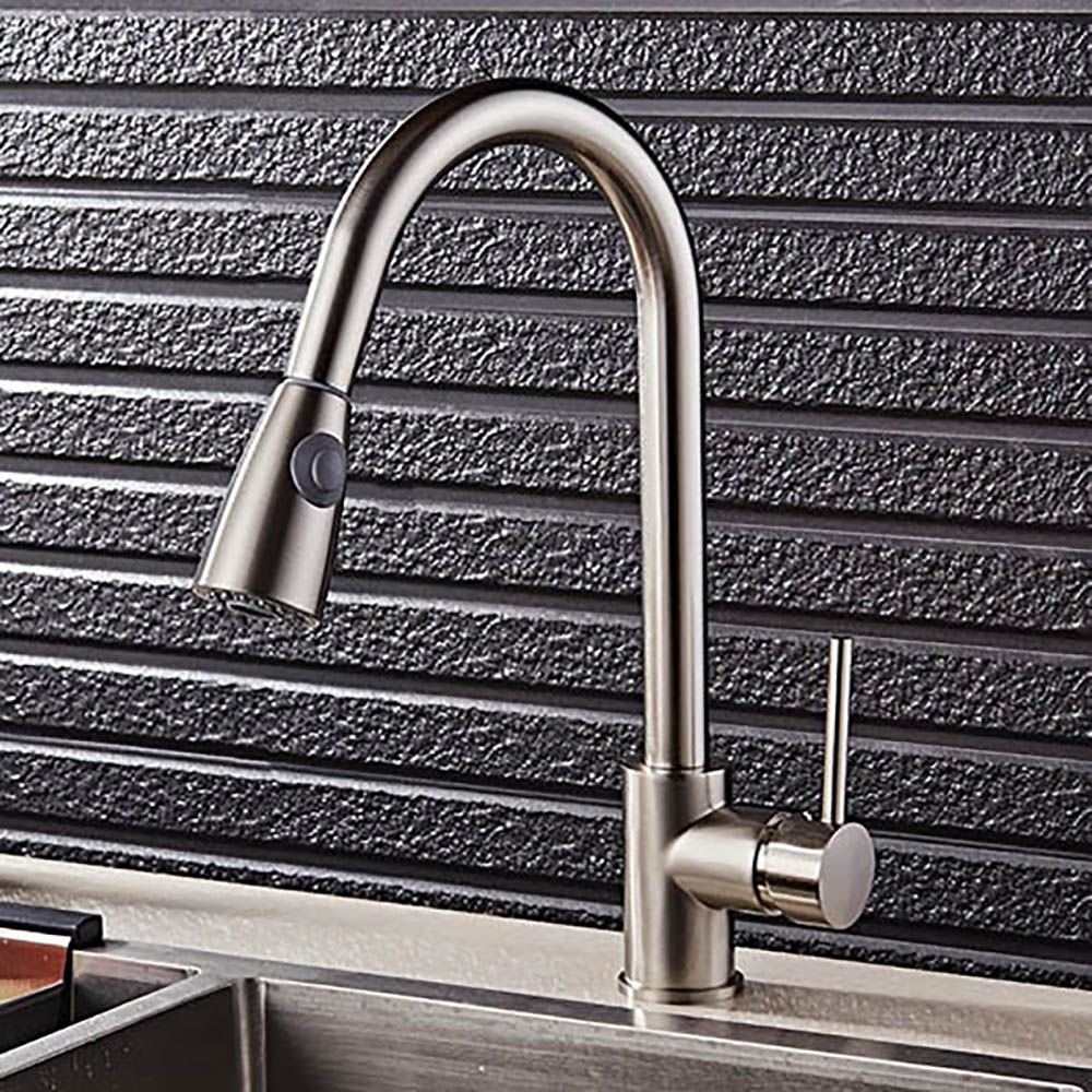 Luna-Goose-Neck-Sink-Faucet-With-Pull-Out-Sprayer