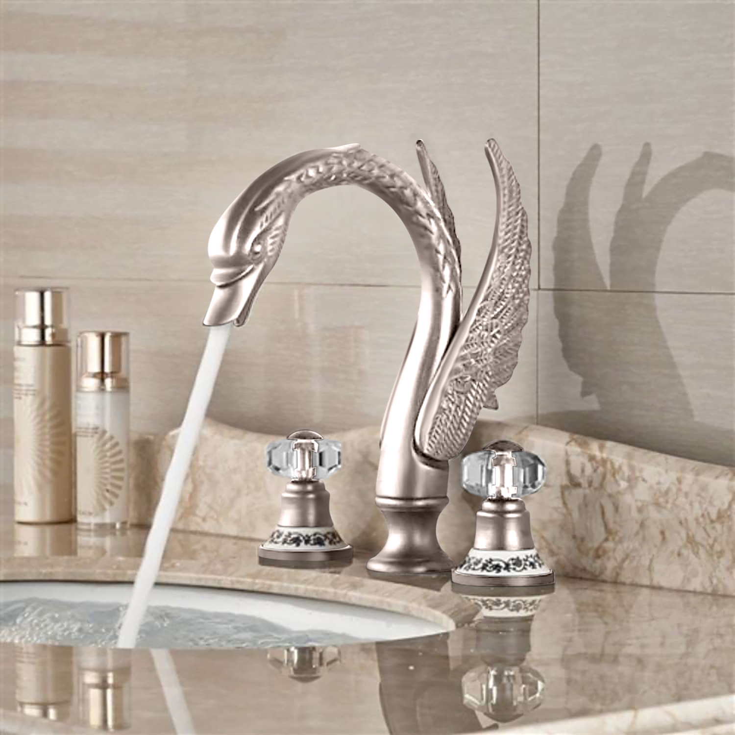 BathSelect Fluxon Max Brushed Nickel Faucet Tap