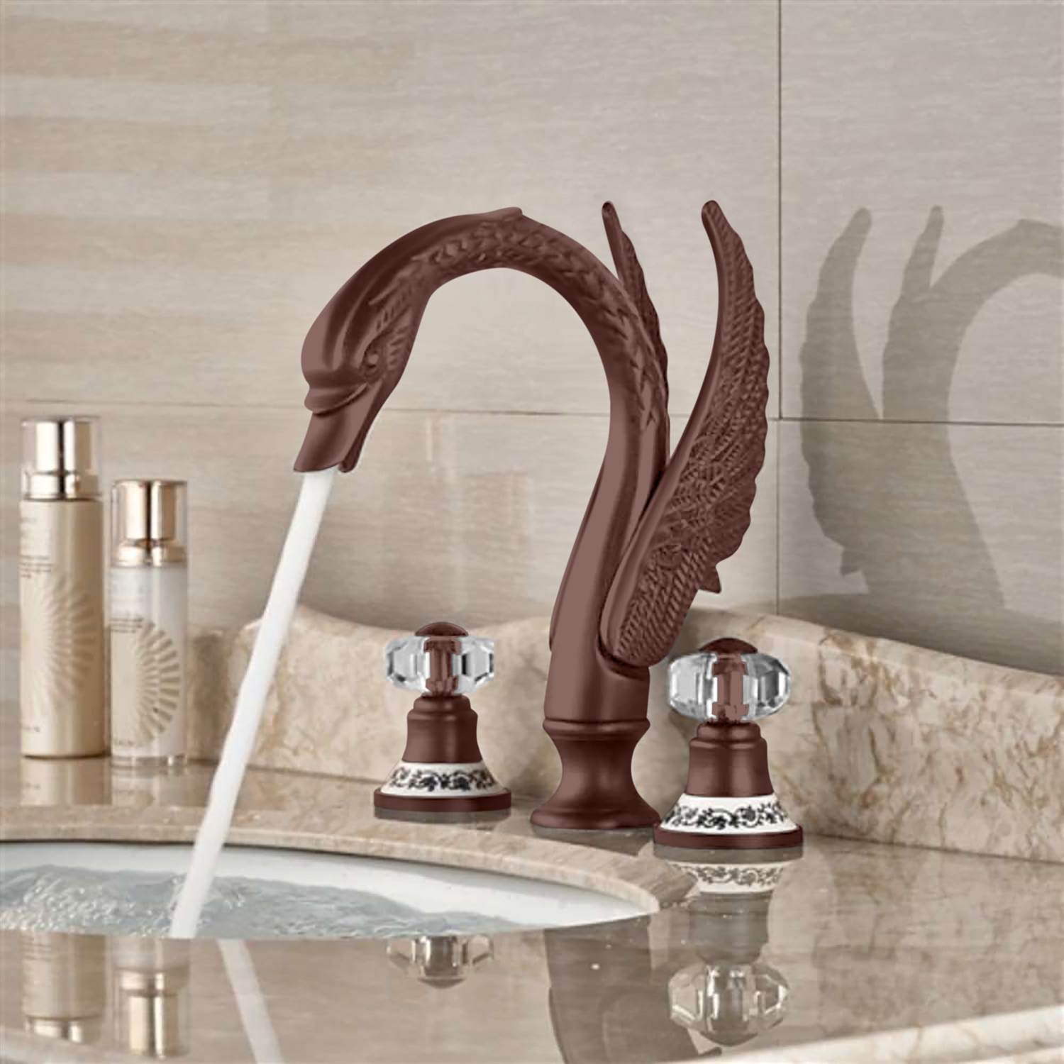BathSelect Toren Pulse Oil Rubbed Bronze Swan Faucet