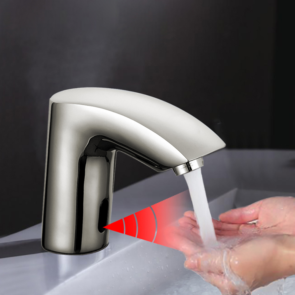 Lano Commercial Automatic Sensor Faucet in Brushed Nickel Finish