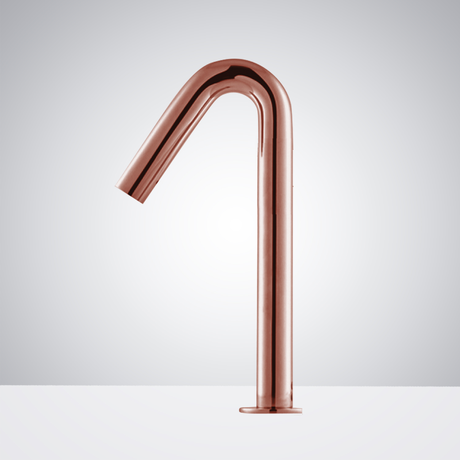 BathSelect Marsala Rose Gold Deck Mount Commercial Automatic Sensor Faucet