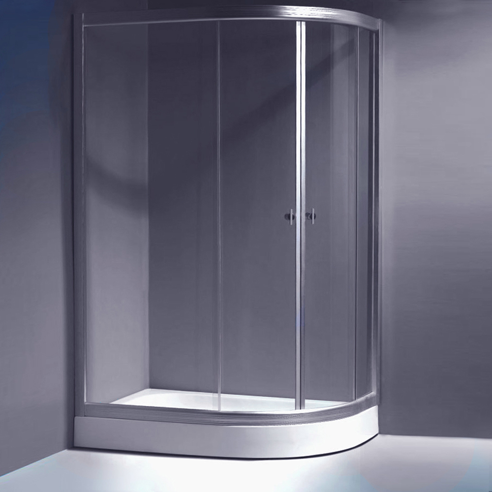 Acrylic Corner Double Door Bath Shower Enclosure
