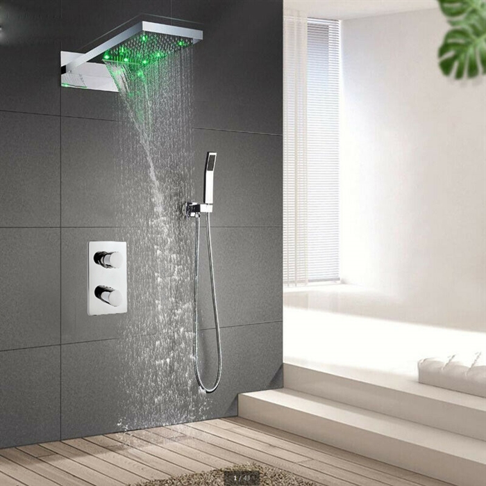 shower head multicolor led RGB