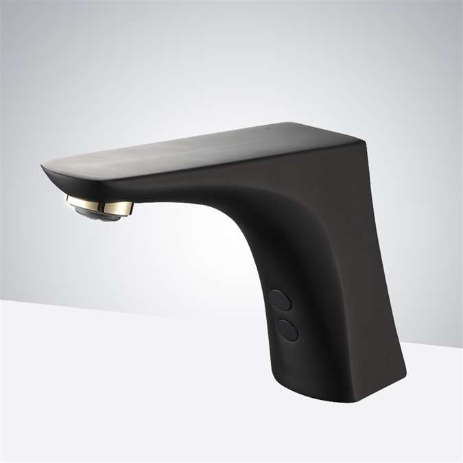 Ferentino Automatic Infrared Sensor Hands Free Faucet Black Finish