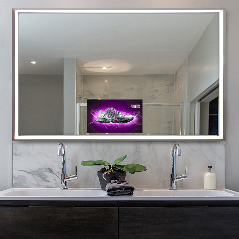 BathSelect Frosted Soft LED Android Smart Mirror With Built In TV