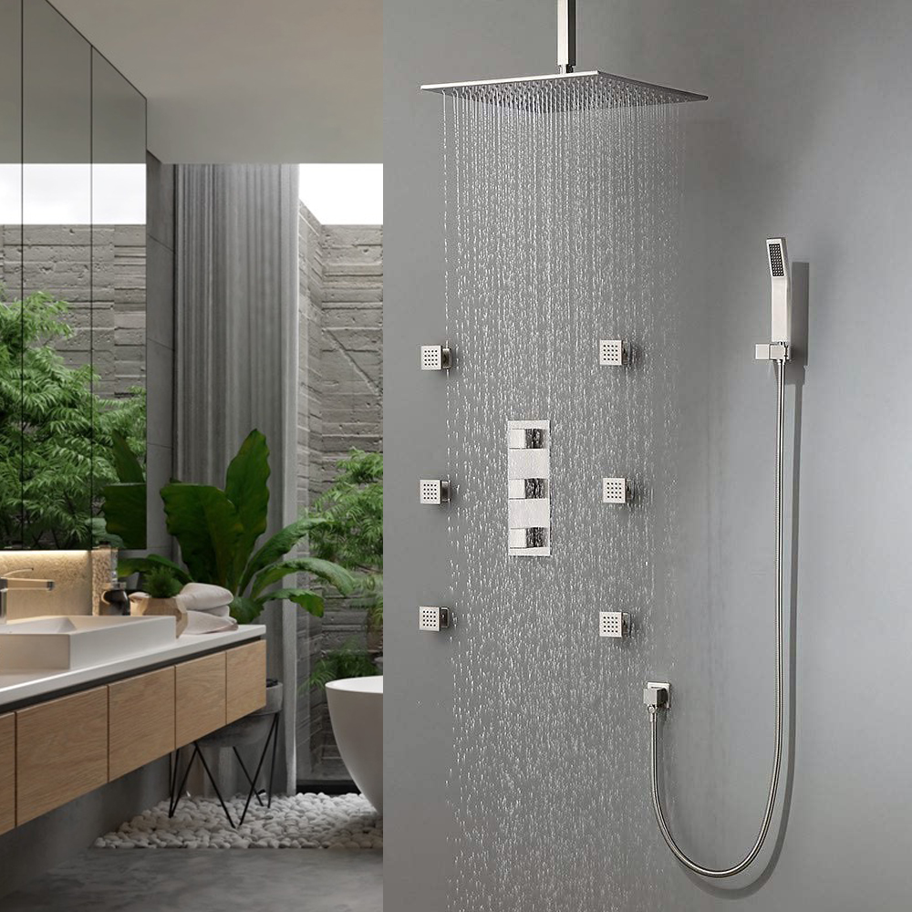 Discover Our BathSelect Lima Thermostatic Shower Set With Rainfall 