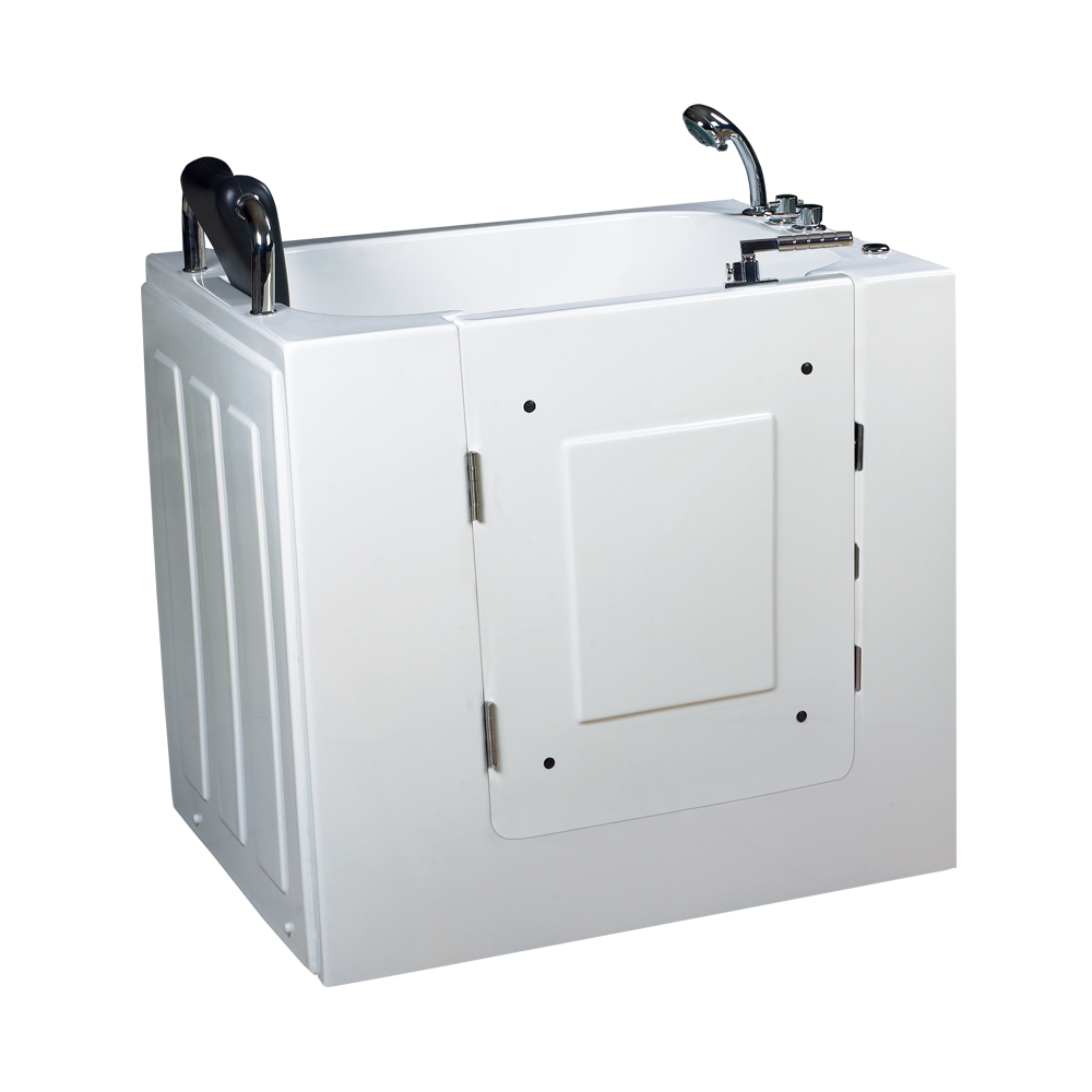 BathSelect Lyon Hydro Massage Elderly Walk-in Safety Tub With Shower Set