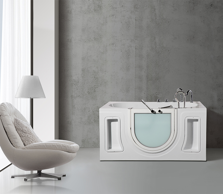 BathSelect Pisa Luxury Portable Walk-in Bathtub Set