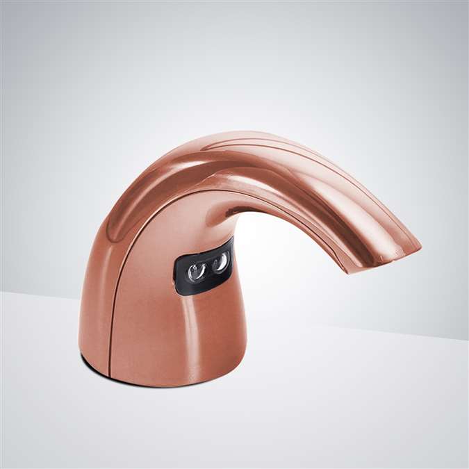BathSelect Commercial Stainless Steel Automatic Rose Gold Soap Dispenser Automatic Faucet and Soap dispenser
