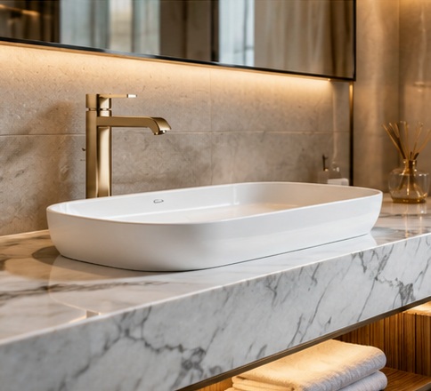 BathSelect Hospitality Sinks for Hotel and Luxury Bathroom Projects