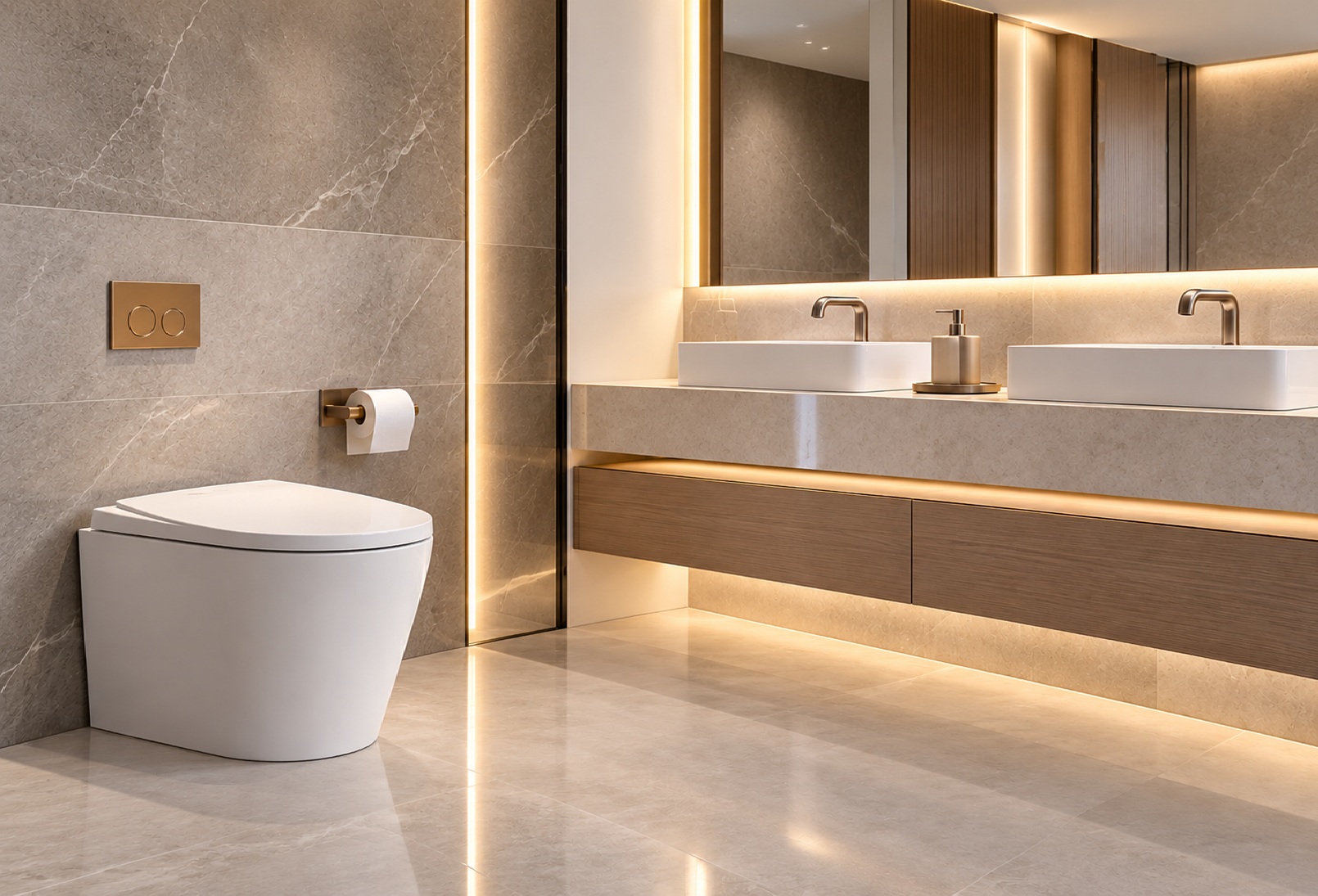 BathSelect luxury bathroom vanity and accessories