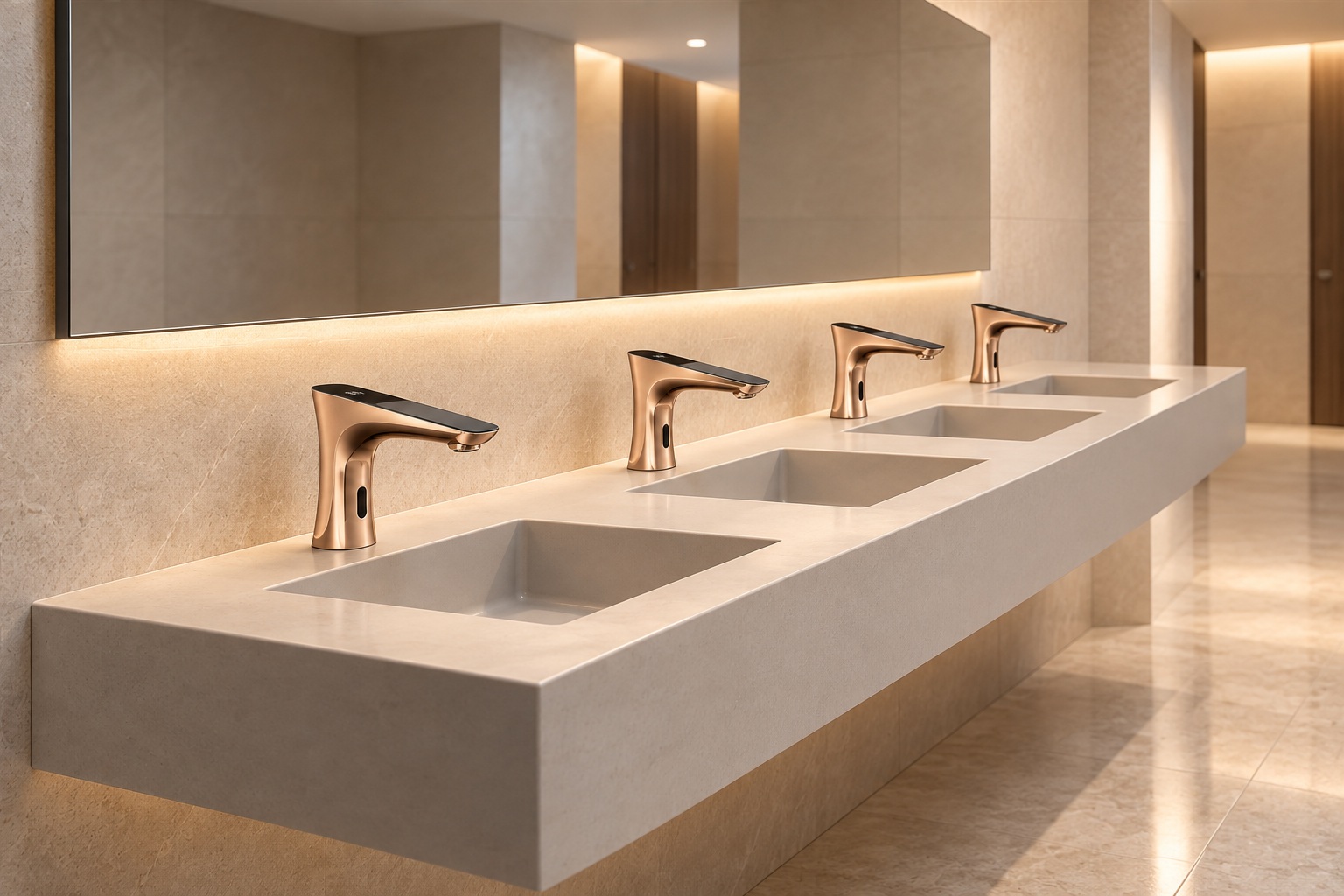 BathSelect motion touchless sensor faucet collection