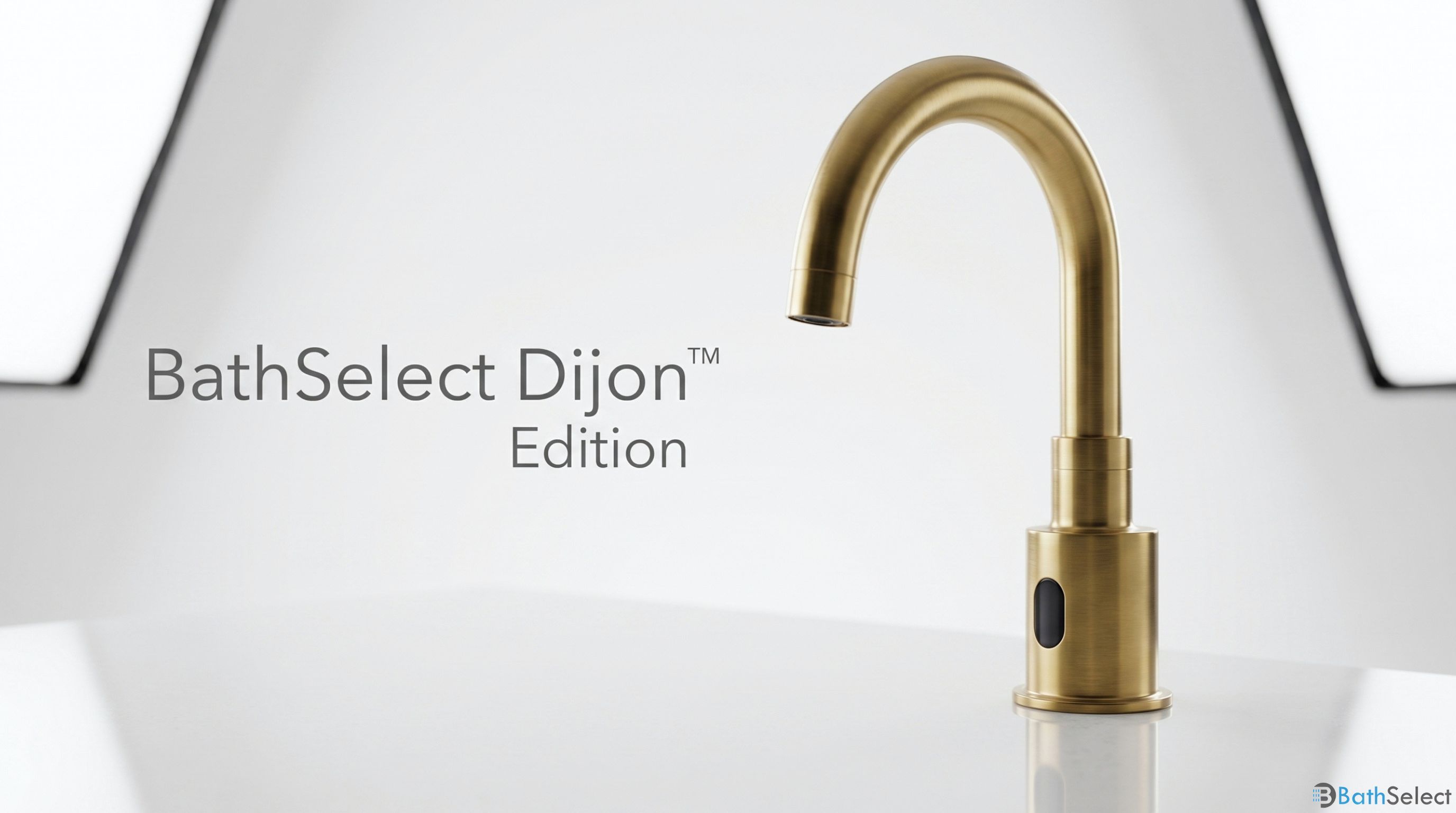 BathSelect Dijon Edition Brushed Gold Touchless Faucet