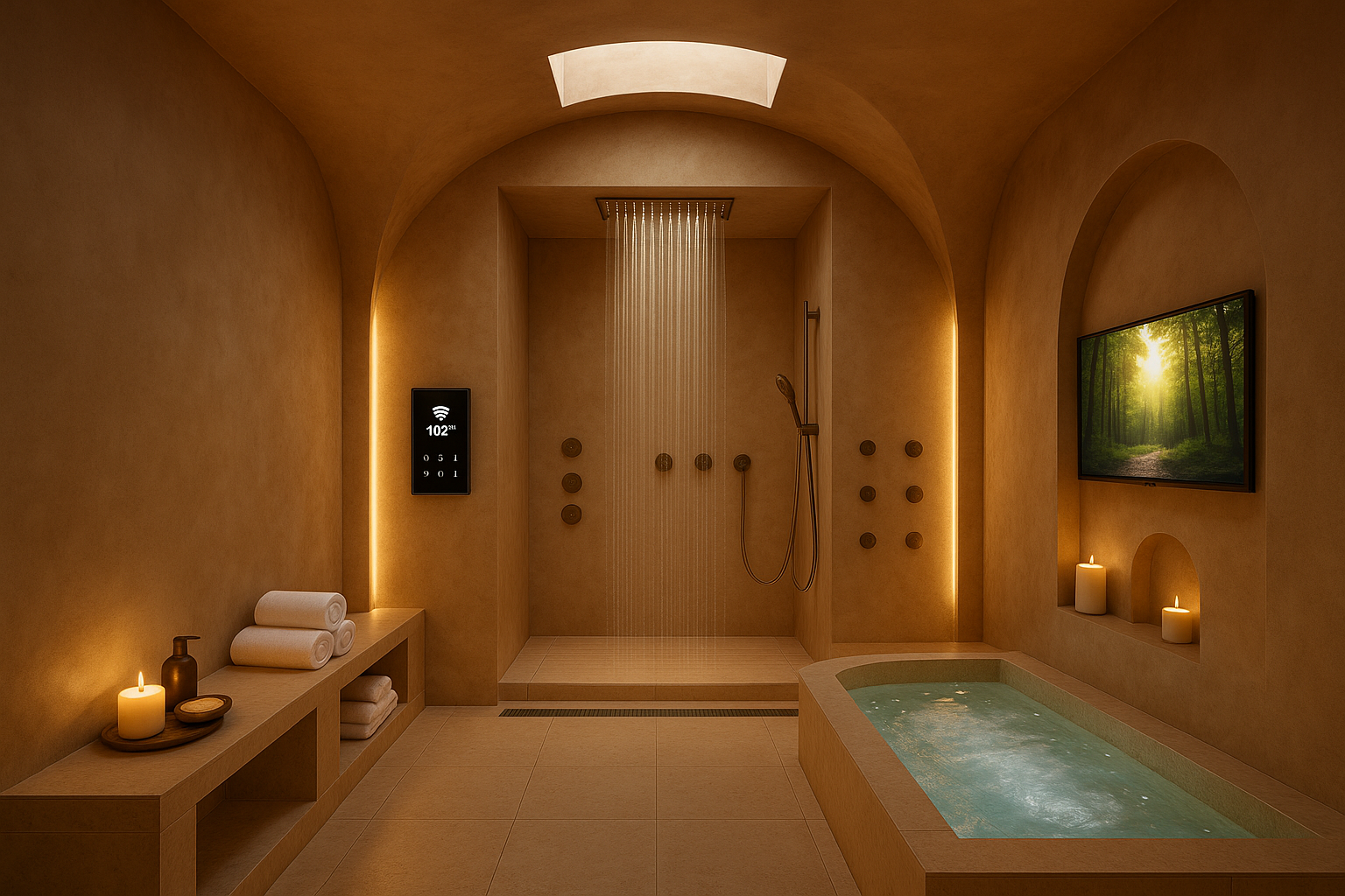 BathSelect IntelliSpa� � Digital Thermostatic Shower