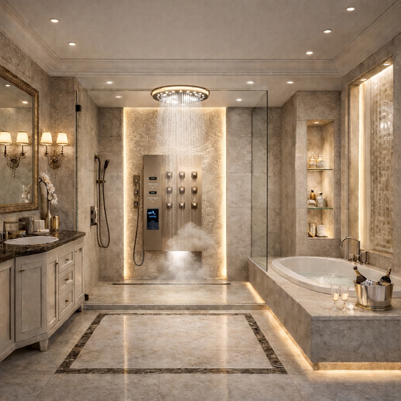 BathSelect architect-recommended shower systems