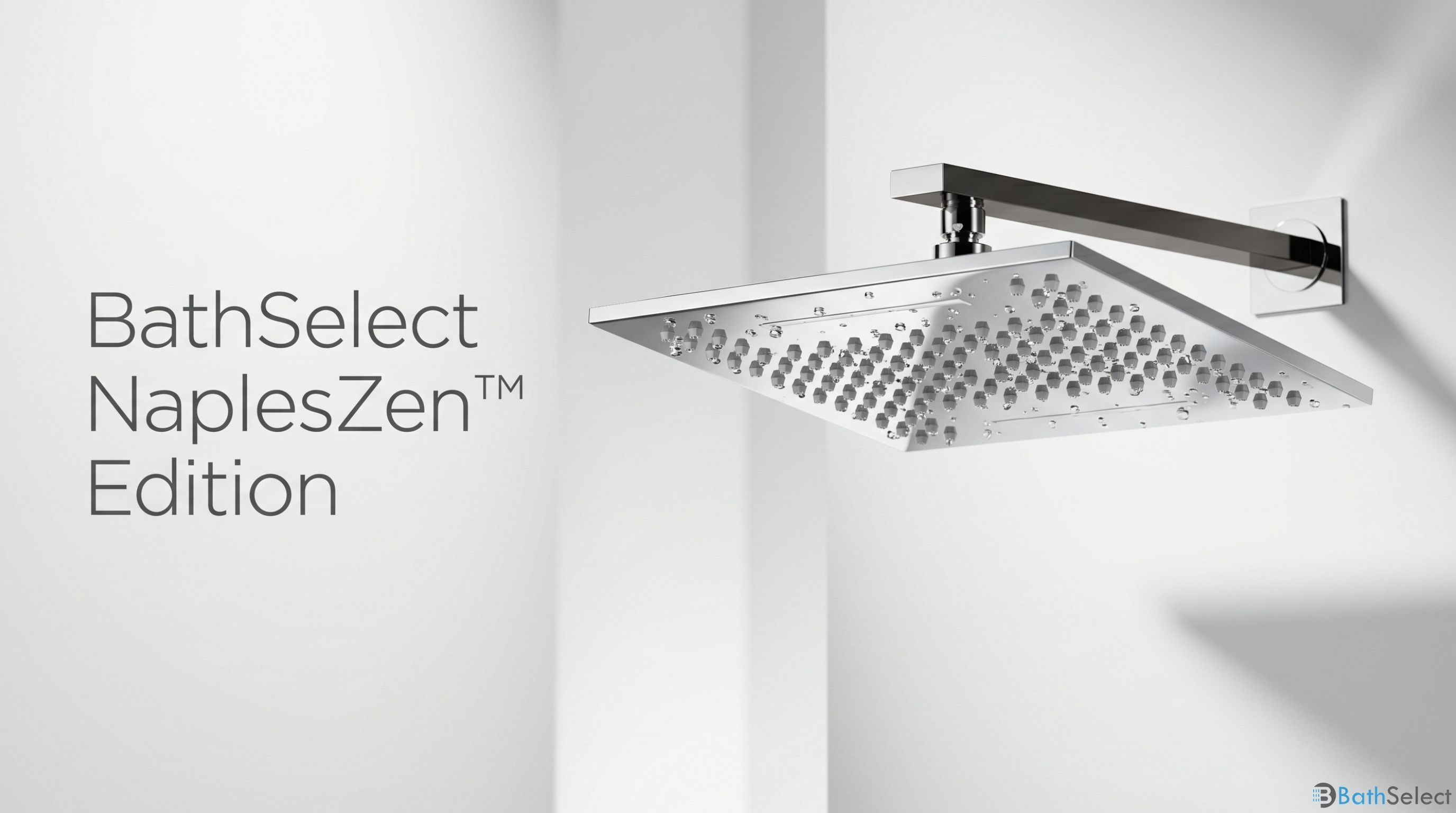 BathSelect NaplesZen Edition Chrome Shower Head