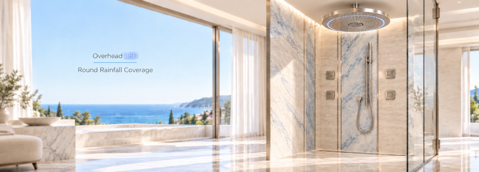 BathSelect luxury shower head collections