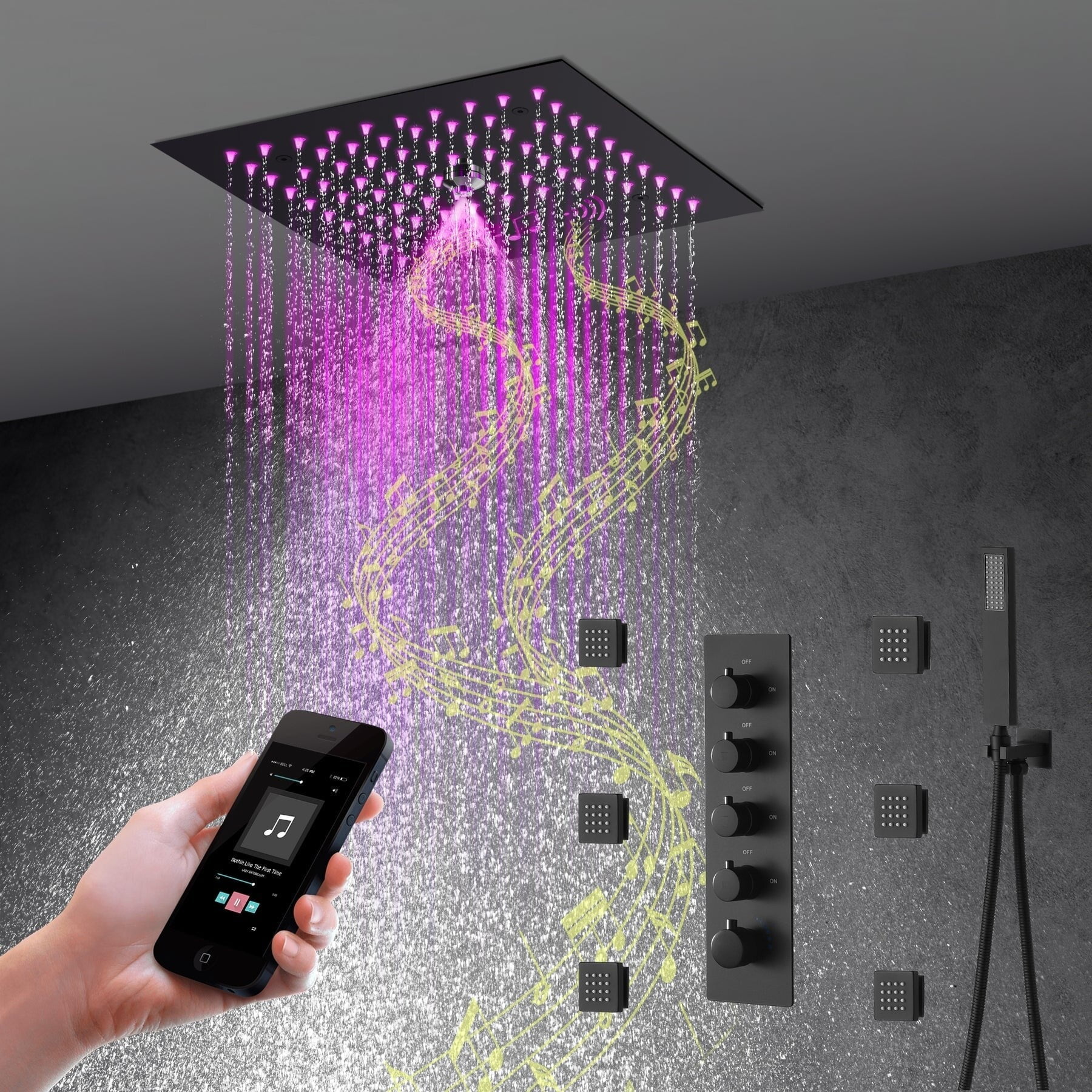 Bluetooth Shower Head