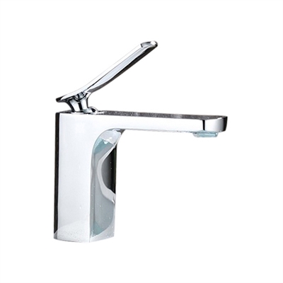 Bologna Single Handle Deck Mounted Bathroom Sink Faucet