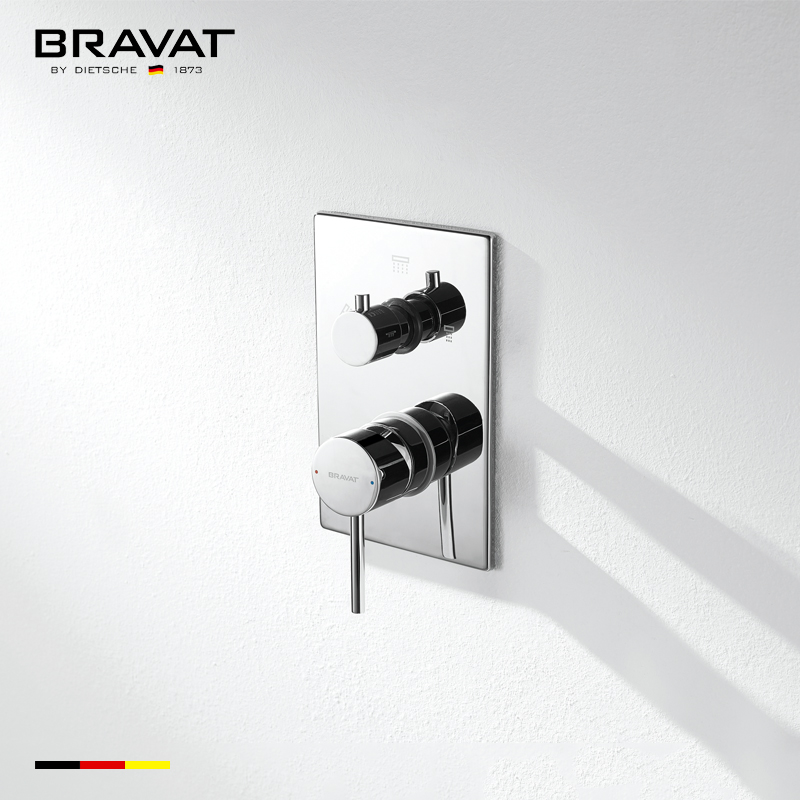 Bravat-Chrome-Finish-2-Way-Hot-Cold-Shower-Mixer